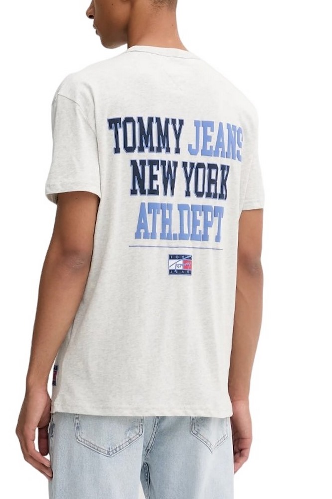 TOMMY JEANS REG ATHL DEPT BACK TEE EXT T-SHIRT ΜΠΛΟΥΖΑ ΑΝΔΡΙΚΗ GREY