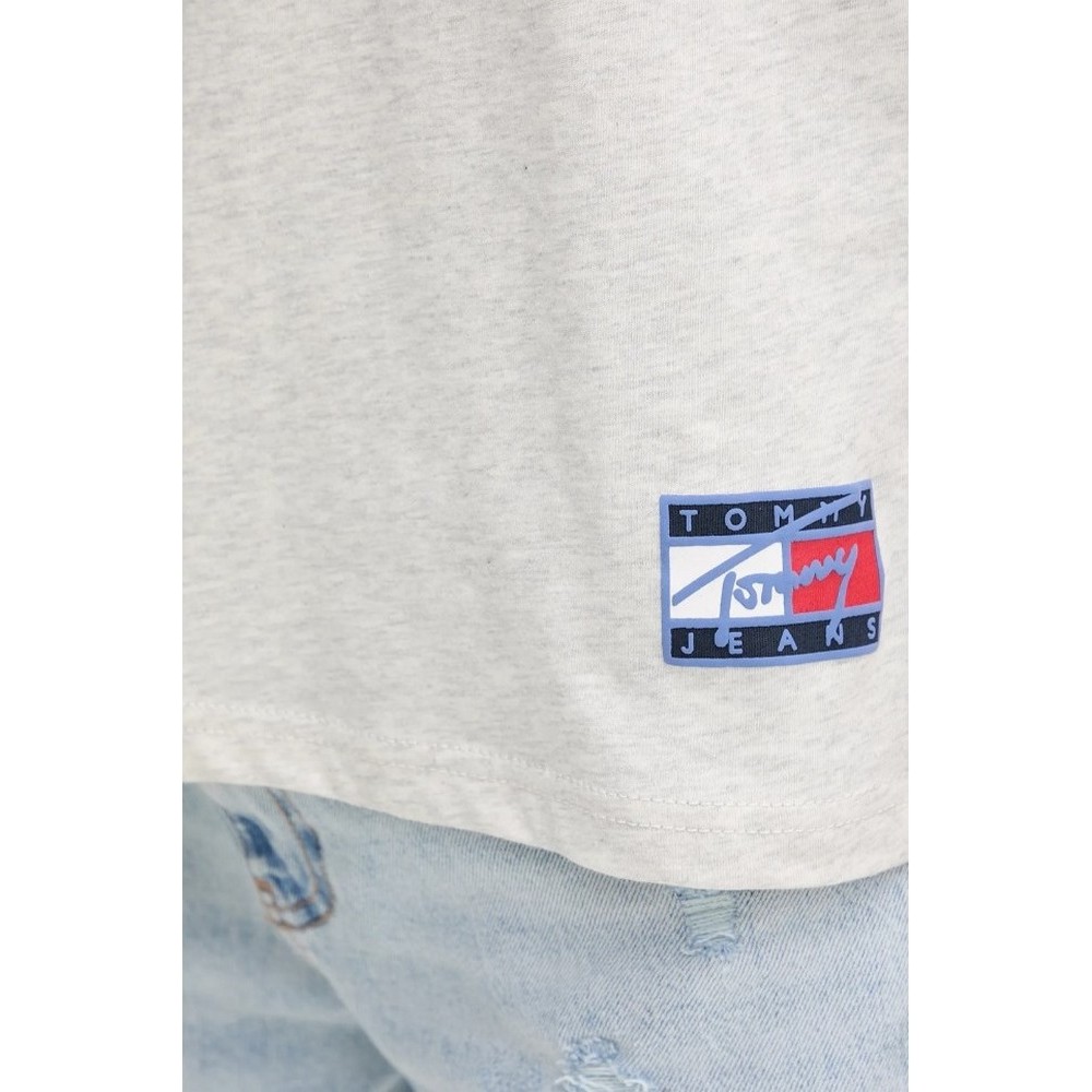 TOMMY JEANS REG ATHL DEPT BACK TEE EXT T-SHIRT ΜΠΛΟΥΖΑ ΑΝΔΡΙΚΗ GREY