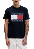 TOMMY JEANS  REG BIG FLAG SS TEE T-SHIRT ΜΠΛΟΥΖΑ ΑΝΔΡΙΚΗ NAVY