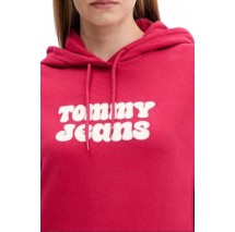 TOMMY JEANS REG ESS LOGO 2 HOODIE EXT ΜΠΛΟΥΖΑ ΦΟΥΤΕΡ ΓΥΝΑΙΚΕΙΑ RED