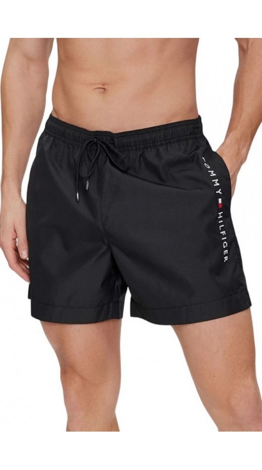 TOMMY HILFIGER MEDIUM DRAWSTRING ΜΑΓΙΟ ΑΝΔΡΙΚΟ BLACK