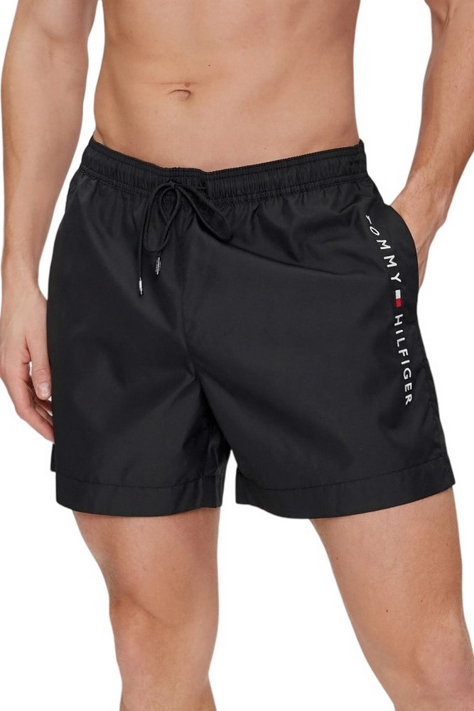 TOMMY HILFIGER MEDIUM DRAWSTRING ΜΑΓΙΟ ΑΝΔΡΙΚΟ BLACK