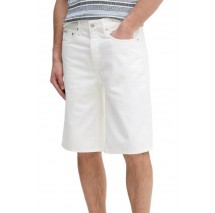 CALVIN KLEIN JEANS RELAXED DENIM SHORT ΒΕΡΜΟΥΔΑ ΑΝΔΡΙΚΗ WHITE