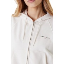 TOMMY JEANS BXY CRP LINEAR ZIP THRU EX ΖΑΚΕΤΑ ΓΥΝΑΙΚΕΙΑ WHITE
