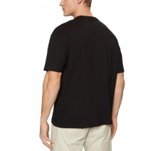 GUESS SS CN OVER EMBRO TEE T-SHIRT ΜΠΛΟΥΖΑ ΑΝΔΡΙΚΗ BLACK