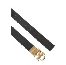 CALVIN KLEIN MONOGRAM PLACQUE BUCKLE 25MM ΖΩΝΗ ΓΥΝΑΙΚΕΙΑ BLACK