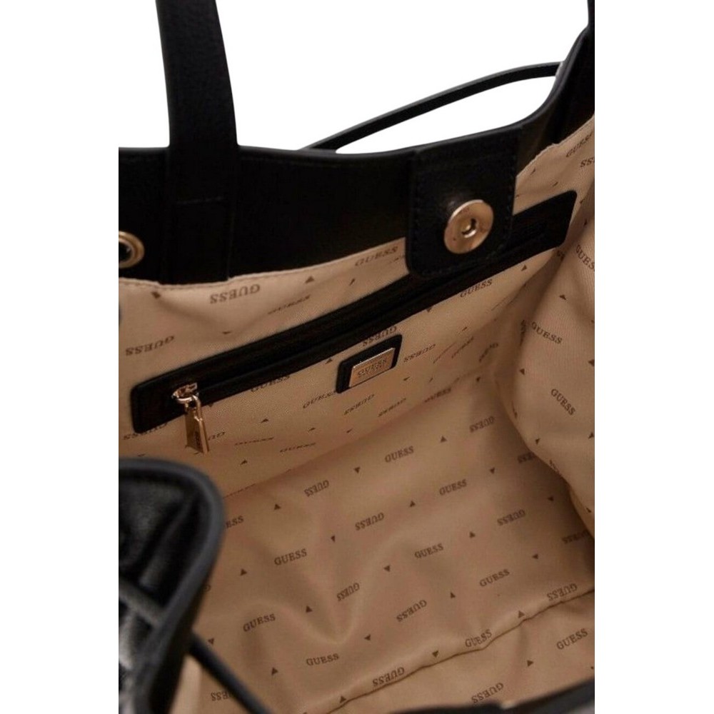 GUESS CALEBRA DRAWSTRING TOTE ΤΣΑΝΤΑ ΓΥΝΑΙΚΕΙΑ BLACK