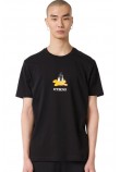 ICEBERG JERSEY T-SHIRT ΜΠΛΟΥΖΑ ΑΝΔΡΙΚΗ BLACK