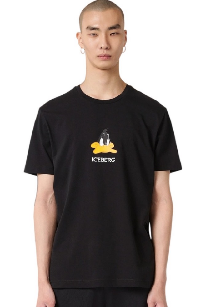 ICEBERG JERSEY T-SHIRT ΑΝΔΡΙΚΟ BLACK