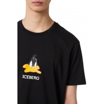 ICEBERG JERSEY T-SHIRT ΜΠΛΟΥΖΑ ΑΝΔΡΙΚΗ BLACK