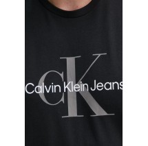 CALVIN KLEIN JEANS HERO MONOLOGO TEE T-SHIRT ΜΠΛΟΥΖΑ ΑΝΔΡΙΚΗ BLACK