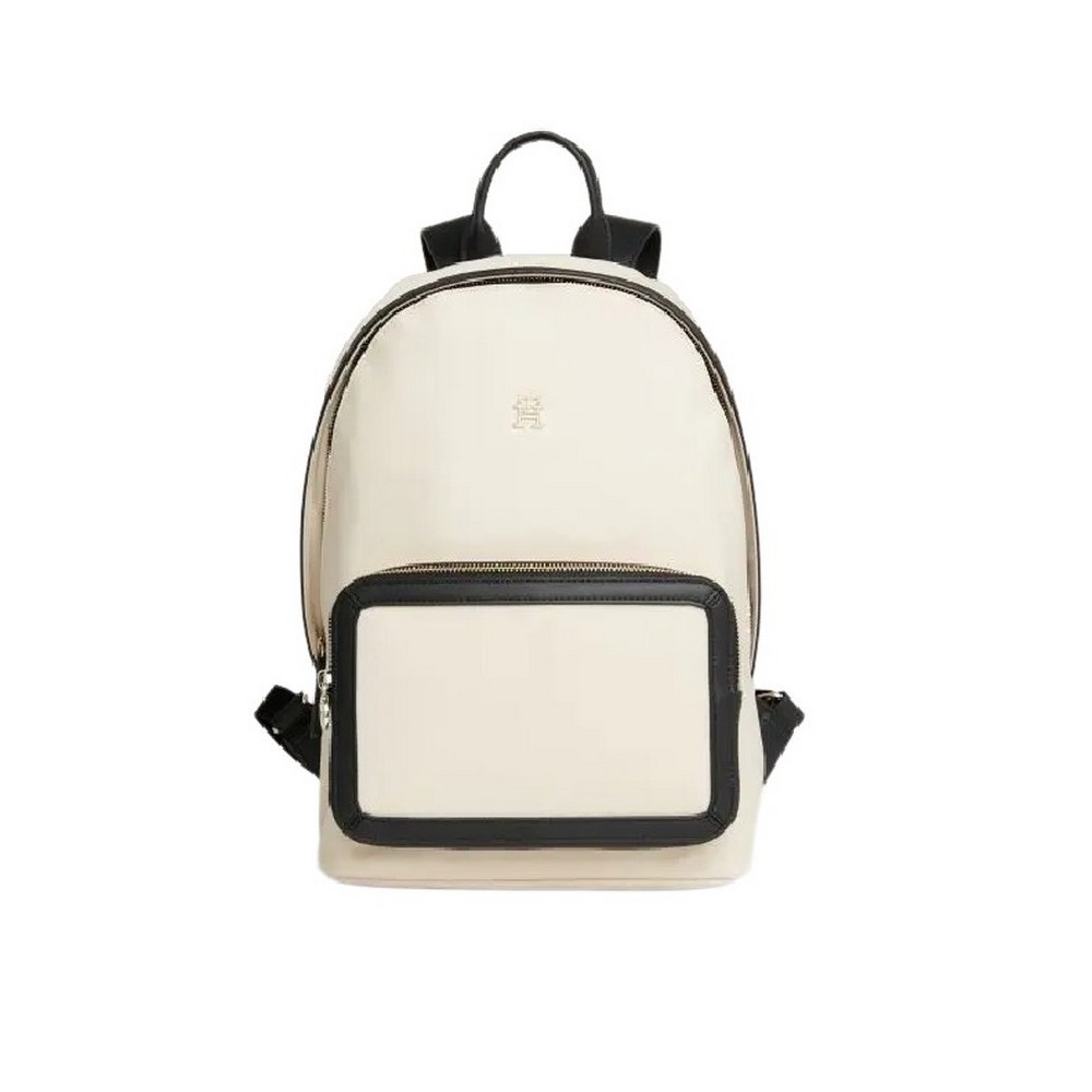 TOMMY HILFIGER TH ESSENTIAL S BACKPACK CB ΤΣΑΝΤΑ ΓΥΝΑΙΚΕΙΑ BEIGE