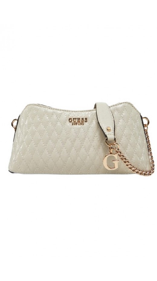 GUESS BETULA TOP ZIP SHOULDER BAG ΤΣΑΝΤΑ ΓΥΝΑΙΚΕΙΑ TAUPE