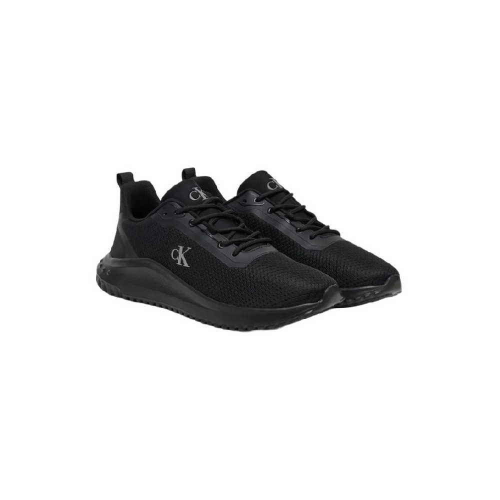 CALVIN KLEIN JEANS EVA RUNNER MIX MESH ΠΑΠΟΥΤΣΙ ΑΝΔΡΙΚΟ BLACK