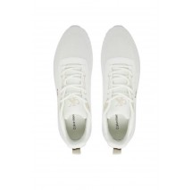 CALVIN KLEIN JEANS EVA RUNNER MIX MESH ΠΑΠΟΥΤΣΙ ΑΝΔΡΙΚΟ WHITE