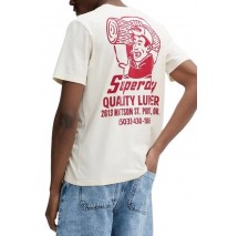 SUPERDRY D2 OVIN TRADE TOOLS LOOSE TEE T-SHIRT ΜΠΛΟΥΖΑ ΑΝΔΡΙΚΗ OFF WHITE