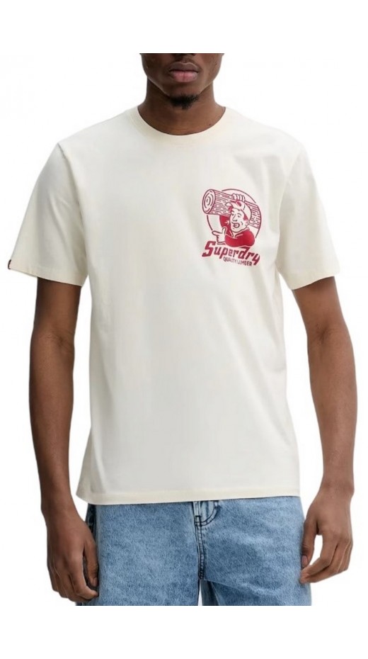 SUPERDRY D2 OVIN TRADE TOOLS LOOSE TEE T-SHIRT ΜΠΛΟΥΖΑ ΑΝΔΡΙΚΗ OFF WHITE