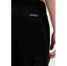 CALVIN KLEIN JEANS CO PULL ON STRAIGHT CARGO PANT ΠΑΝΤΕΛΟΝΙ ΑΝΔΡΙΚΟ BLACK