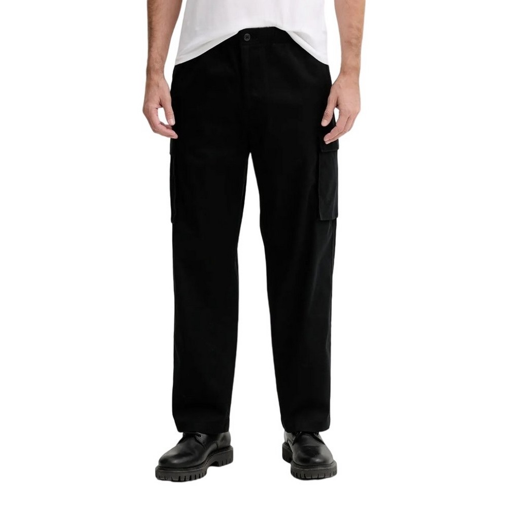 CALVIN KLEIN JEANS CO PULL ON STRAIGHT CARGO PANT ΠΑΝΤΕΛΟΝΙ ΑΝΔΡΙΚΟ BLACK