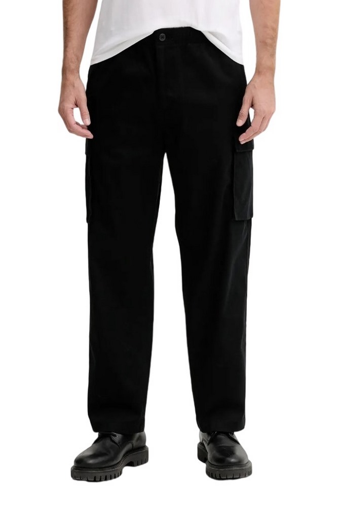 CALVIN KLEIN JEANS CO PULL ON STRAIGHT CARGO PANT ΠΑΝΤΕΛΟΝΙ ΑΝΔΡΙΚΟ BLACK