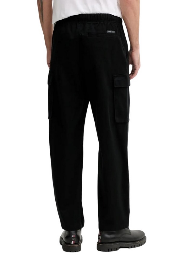 CALVIN KLEIN JEANS CO PULL ON STRAIGHT CARGO PANT ΠΑΝΤΕΛΟΝΙ ΑΝΔΡΙΚΟ BLACK