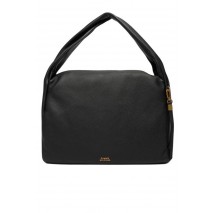 TOMMY HILFIGER CITY LEATHER HOBO ΤΣΑΝΤΑ ΓΥΝΑΙΚΕΙΑ BLACK