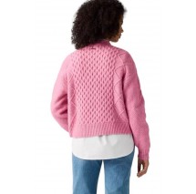 LEVIS CHARLOTTE CREWNECK CARDIGAN ΖΑΚΕΤΑ ΠΛΕΚΤΗ ΓΥΝΑΙΚΕΙΑ PINK