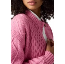 LEVIS CHARLOTTE CREWNECK CARDIGAN ΖΑΚΕΤΑ ΠΛΕΚΤΗ ΓΥΝΑΙΚΕΙΑ PINK