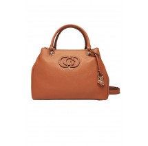 GUESS CALEBRA HOBO STATUS SATCHEL ΤΣΑΝΤΑ ΓΥΝΑΙΚΕΙΑ COGNAC
