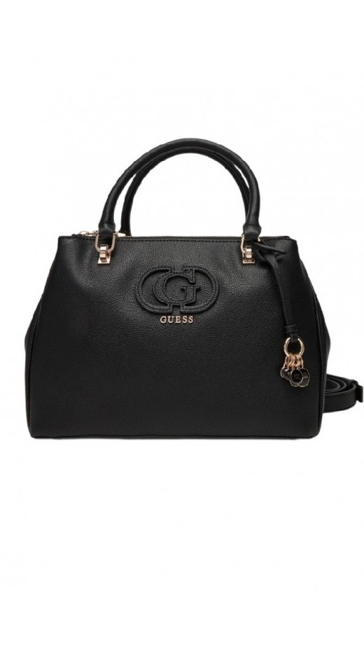 GUESS CALEBRA HOBO STATUS SATCHEL ΤΣΑΝΤΑ ΓΥΝΑΙΚΕΙΑ BLACK