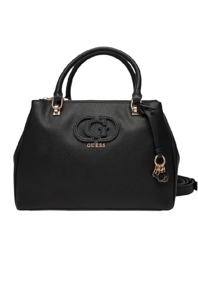 GUESS CALEBRA HOBO STATUS SATCHEL ΤΣΑΝΤΑ ΓΥΝΑΙΚΕΙΑ BLACK