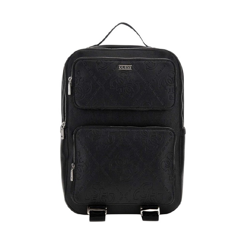 GUESS BOSTON SQUARED BACKPACK ΤΣΑΝΤΑ ΑΝΔΡΙΚΗ BLACK