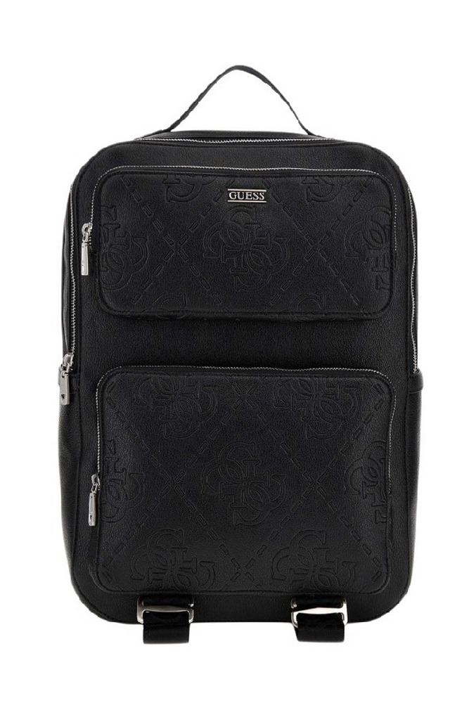GUESS BOSTON SQUARED BACKPACK ΤΣΑΝΤΑ ΑΝΔΡΙΚΗ BLACK