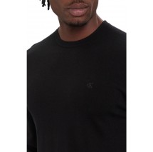 CALVIN KLEIN MERINO CREW ΜΠΛΟΥΖΑ ΠΛΕΚΤΗ ΑΝΔΡΙΚΗ BLACK