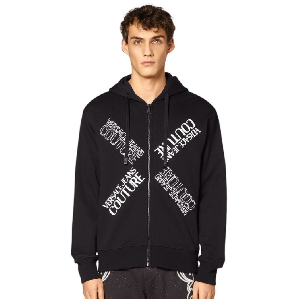 VERSACE JEANS COUTURE ΖΑΚΕΤΑ ΦΟΥΤΕΡ ΑΝΔΡΙΚΗ BLACK