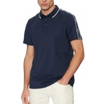 GUESS QUATTRO G TAPE POLO T-SHIRT ΜΠΛΟΥΖΑ ΑΝΔΡΙΚΗ NAVY