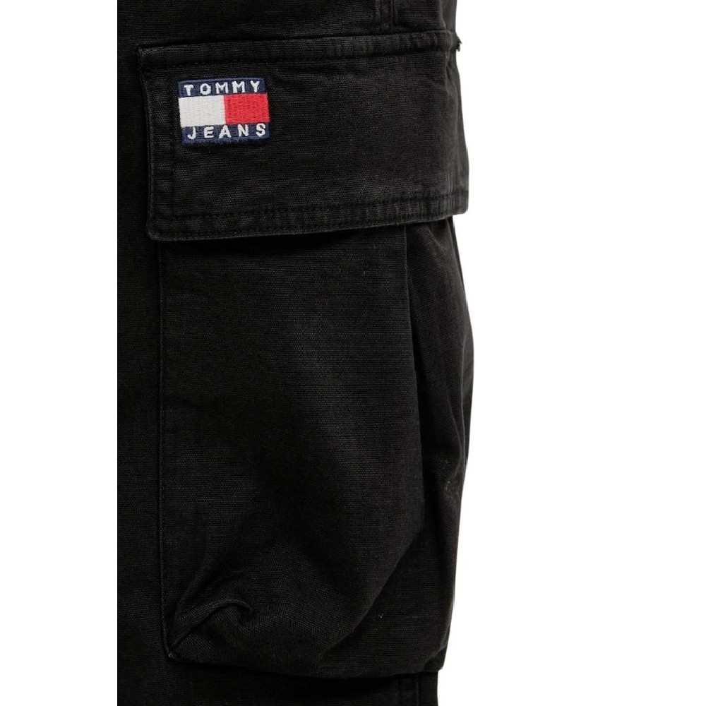 TOMMY JEANS TJM OTIS COTTON CANVAS CARGO ΠΑΝΤΕΛΟΝΙ ΑΝΔΡΙΚΟ BLACK