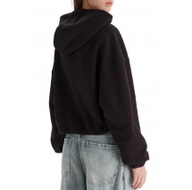 TOMMY JEANS  CRP LINEAR BLING HOODIE EXT ΦΟΥΤΕΡ ΜΠΛΟΥΖΑ ΓΥΝΑΙΚΕΙΑ BLACK