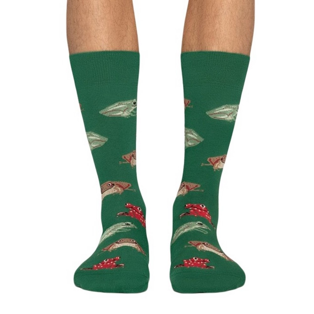 JIMMY LION FROGS SOCKS UNISEX ΚΑΛΤΣΕΣ GREEN