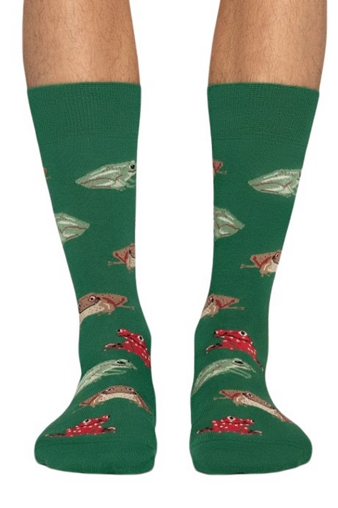 JIMMY LION FROGS SOCKS UNISEX ΚΑΛΤΣΕΣ GREEN