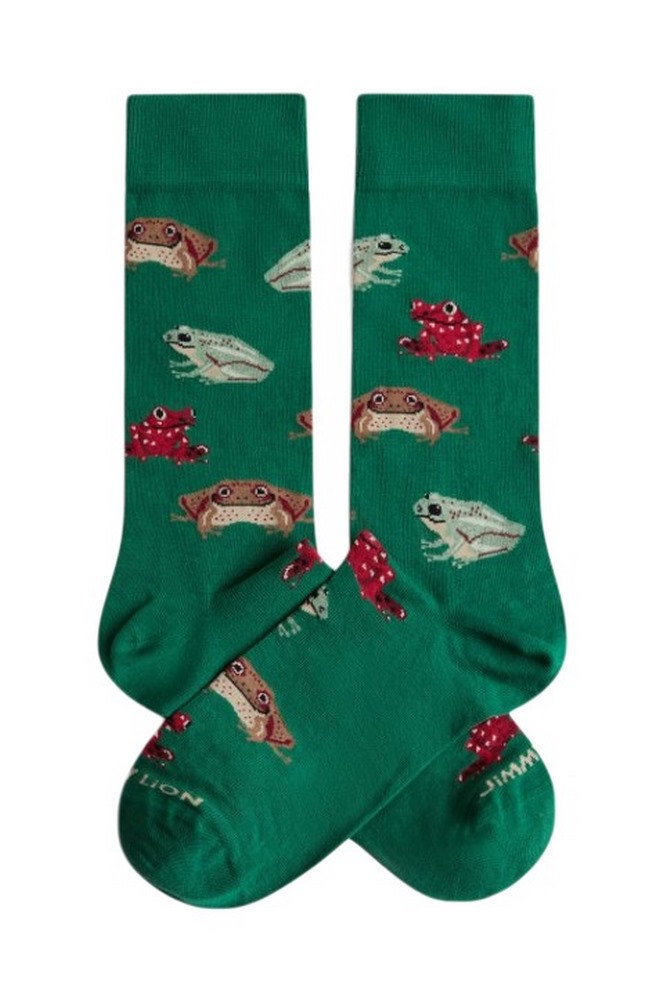 JIMMY LION FROGS SOCKS UNISEX ΚΑΛΤΣΕΣ GREEN