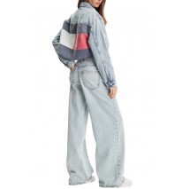 TOMMY JEANS CROPPD TRCKR JKT RWB EXT CI603 ΜΠΟΥΦΑΝ ΓΥΝΑΙΚΕΙΟ BLUΕ DENIM