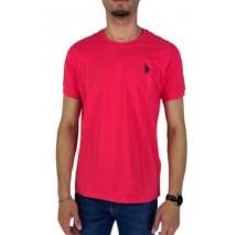 U.S POLO ASSN BREN 000272 CHL4 T-SHIRT ΜΠΛΟΥΖΑ ΑΝΔΡΙΚΗ CORAL