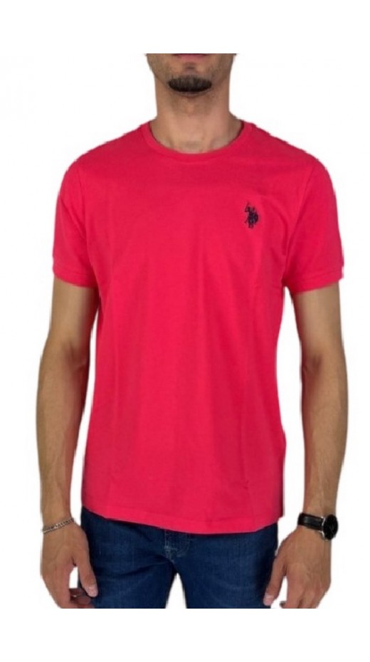 U.S POLO ASSN BREN 000272 CHL4 T-SHIRT ΜΠΛΟΥΖΑ ΑΝΔΡΙΚΗ CORAL