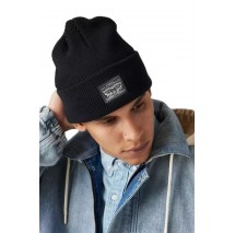 LEVIS® BACKPATCH BEANIE ΣΚΟΥΦΟΣ ΑΝΔΡΙΚΟΣ BLACK