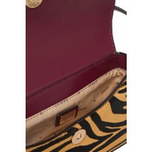 GUESS DOMITILLA FLAP SHOULDER BAG ΤΣΑΝΤΑ ΓΥΝΑΙΚΕΙΑ ZEBRA PRINT