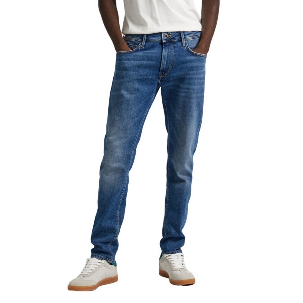 PEPE JEANS LONDON TAPERED JEANS ΠΑΝΤΕΛΟΝΙ ΑΝΔΡΙΚΟ BLUΕ DENIM