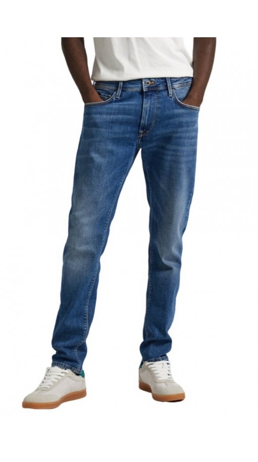 PEPE JEANS LONDON TAPERED JEANS ΠΑΝΤΕΛΟΝΙ ΑΝΔΡΙΚΟ BLUΕ DENIM