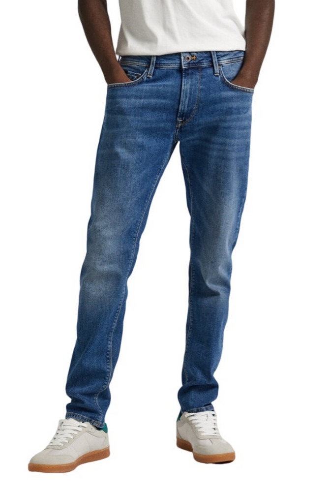 PEPE JEANS LONDON TAPERED JEANS ΠΑΝΤΕΛΟΝΙ ΑΝΔΡΙΚΟ BLUΕ DENIM