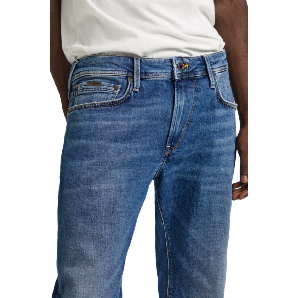 PEPE JEANS LONDON TAPERED JEANS ΠΑΝΤΕΛΟΝΙ ΑΝΔΡΙΚΟ BLUΕ DENIM